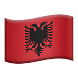 אלבניה Apple Emoji