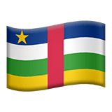 הרפובליקה המרכז-אפריקאית Apple Emoji