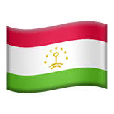 טג'יקיסטן Apple Emoji