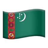 טורקמניסטן Apple Emoji