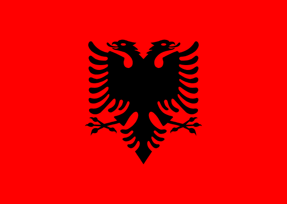 דגל אלבניה
